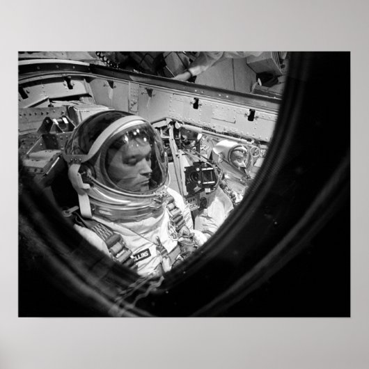 Gemini 10 Astronauten an Bord Poster (Vorne)