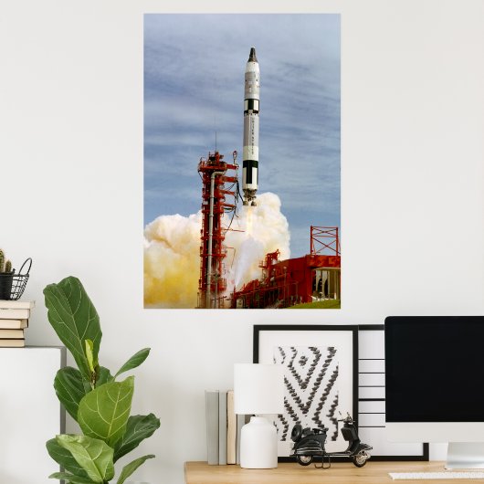 Gemini 11 Launch Poster (Heimbüro)