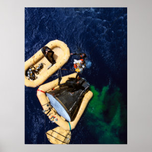 Gemini 11 Splashdown & Erholung Poster