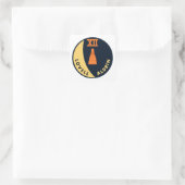 Gemini 12 Lovell und Aldrin Quadratischer Aufkleber (Tasche)