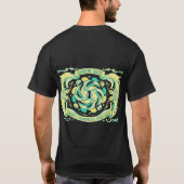 Gemini 2026 Zodiac Mandala | Air Sign Astrology Ar T-Shirt (Rückseite)