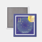 Gemini 21 Mai bis 21 Juni Magnet (Vorderseite/Rückseite)