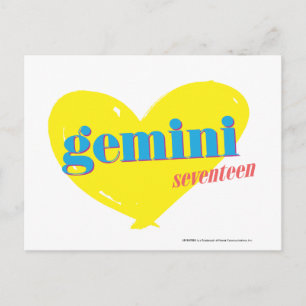 Gemini 3 postkarte