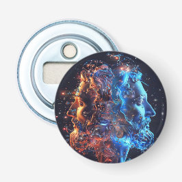 Gemini 3D man avatar Flaschenöffner