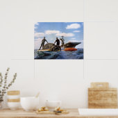 Gemini 6A Splashdown & Erholung Poster (Küche)