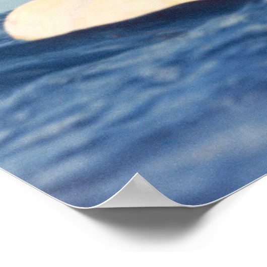 Gemini 6A Splashdown & Erholung Poster (Ecke)