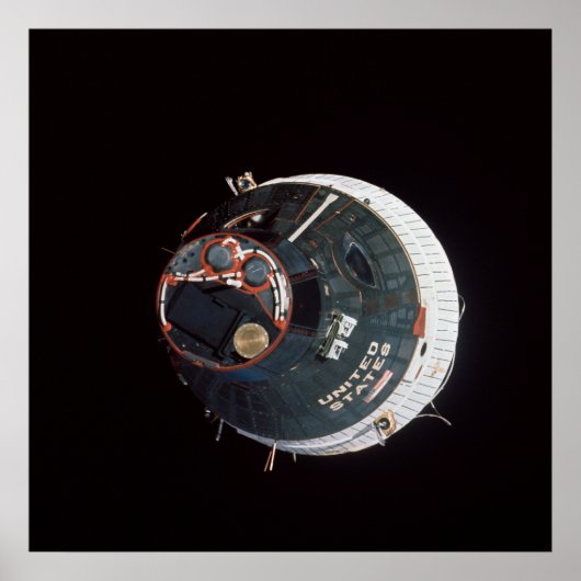 Gemini 7 Raumsonde wie von Gemini 6A aus betrachte Poster (Vorne)