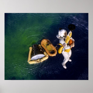 Gemini 7 Splashdown & Erholung Poster