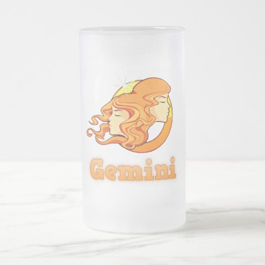 Gemini-Abbildung Mattglas Bierglas (Mittel)