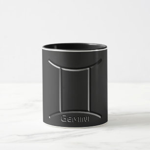 GEMINI, Abstract Design of the Zodiac Sign, Tasse