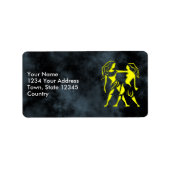 Gemini Adressaufkleber (Vorne)