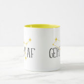 GEMINI AF-Konstellation, w Merkur & Twins-Symbole Tasse (Zentrum)