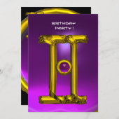 GEMINI AMETHYST, Alexandrite, hellgelb Ankündigung (Vorne/Hinten)