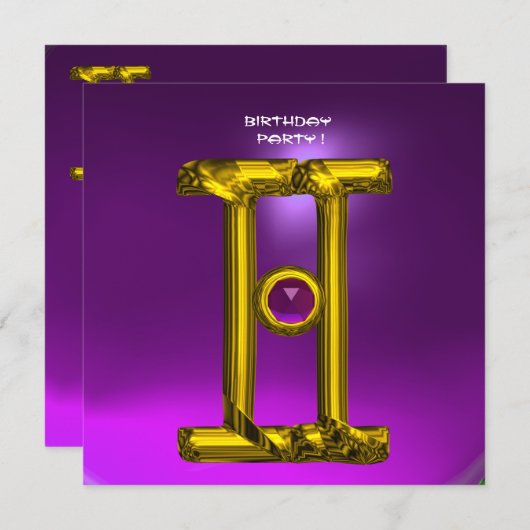 GEMINI AMETHYST, Alexandrite, hellgelb Ankündigung (Vorne/Hinten)