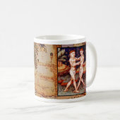 Gemini Ancient Zodiac Sign Astrologie Kaffee Cup Kaffeetasse (VorderseiteRechts)