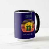 Gemini Anpassbare Tasse (VorderseiteRechts)