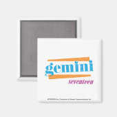 Gemini Aqua Magnet (Vorderseite/Rückseite)