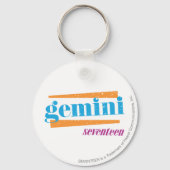 Gemini Aqua Schlüsselanhänger (Vorderseite)
