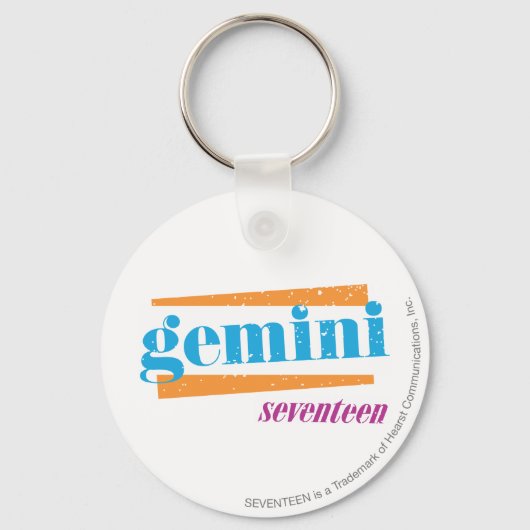 Gemini Aqua Schlüsselanhänger (Vorderseite)