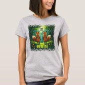 Gemini Astrologie Geburtszeichen zodiac fox Zwilli T-Shirt (Vorderseite)