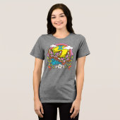 Gemini Astrologie Geburtszeichen Zodiac Schmetterl Tri-Blend Shirt (Vorderseite voll)