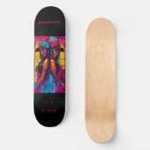 Gemini Astrologie Grafitti Personalisiert Skateboard (Vorderseite)