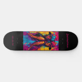 Gemini Astrologie Grafitti Personalisiert Skateboard (Horizontal)