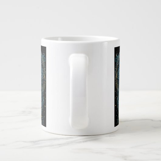 Gemini-Astrologie Jumbo-Tasse (Rückseite)