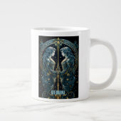 Gemini-Astrologie Jumbo-Tasse (Rechts)