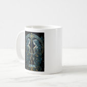 Gemini-Astrologie Kaffeetasse (Vorderseite Links)