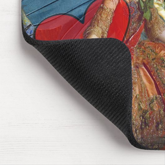 Gemini-Astrologie Kunstwerk Gemälde Mousepad (Ecke)