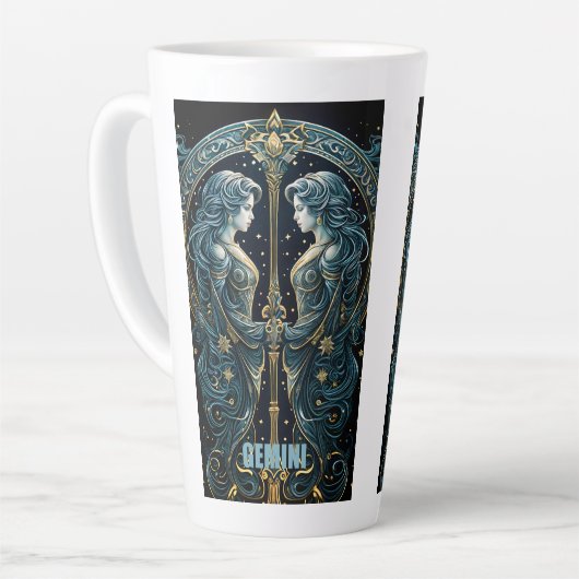 Gemini-Astrologie Milchtasse (Linke Ecke)