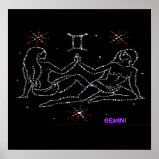 Gemini Astrologie Poster