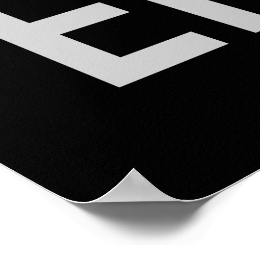 Gemini Astrologie Word Collage Print Poster (Ecke)