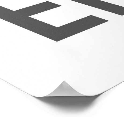 Gemini Astrologie Word Collage Print Poster (Ecke)