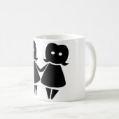 Gemini Astrologisches Symbol Kaffeetasse (VorderseiteRechts)