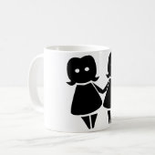 Gemini Astrologisches Symbol Kaffeetasse (Vorderseite Links)