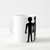 Gemini Astrologisches Symbol Zeichen 1 Kaffeetasse (Vorderseite Links)