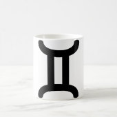 Gemini Astrologisches Symbol Zeichen 6 Kaffeetasse (Mittel)