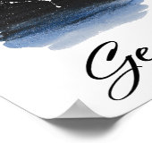 Gemini Astrologisches Zeichen Poster (Ecke)