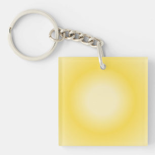Gemini Aura Gradient, Gemini Zodiac, Gelbe Aura Schlüsselanhänger
