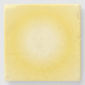 Gemini Aura Gradient, Gemini Zodiac, Gelbe Aura Steinuntersetzer (Vorderseite)