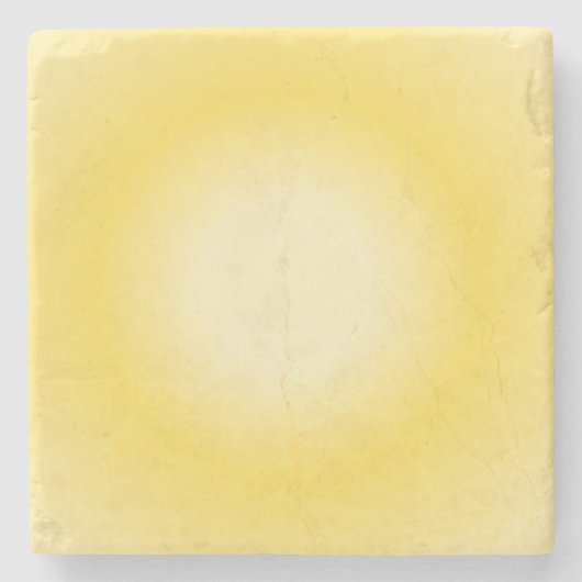 Gemini Aura Gradient, Gemini Zodiac, Gelbe Aura Steinuntersetzer (Vorderseite)