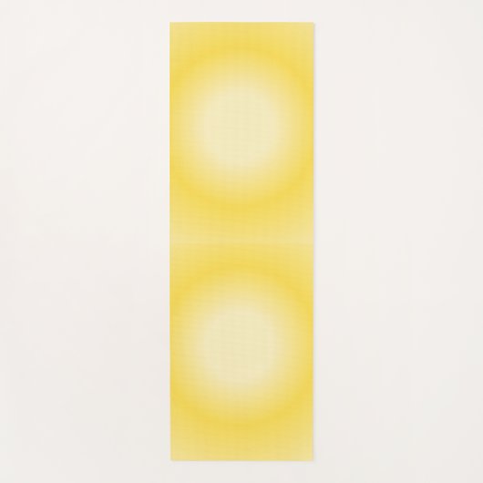 Gemini Aura Gradient, Gemini Zodiac, Gelbe Aura Yogamatte (Vorderseite)