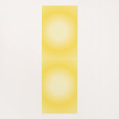 Gemini Aura Gradient, Gemini Zodiac, Gelbe Aura Yogamatte (Rückseite)