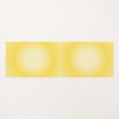 Gemini Aura Gradient, Gemini Zodiac, Gelbe Aura Yogamatte (Vorderseite (Horizontal))