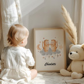 Gemini Baby - Ihr Zodiac-Zodiac-Kinderzimmer Poster