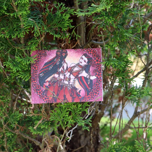 Gemini Bellydancer Postkarten