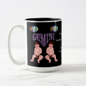 Gemini Birth Sign Zodiac Tasse (Links)