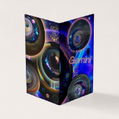 Gemini Birthday Card (Vorderseite)